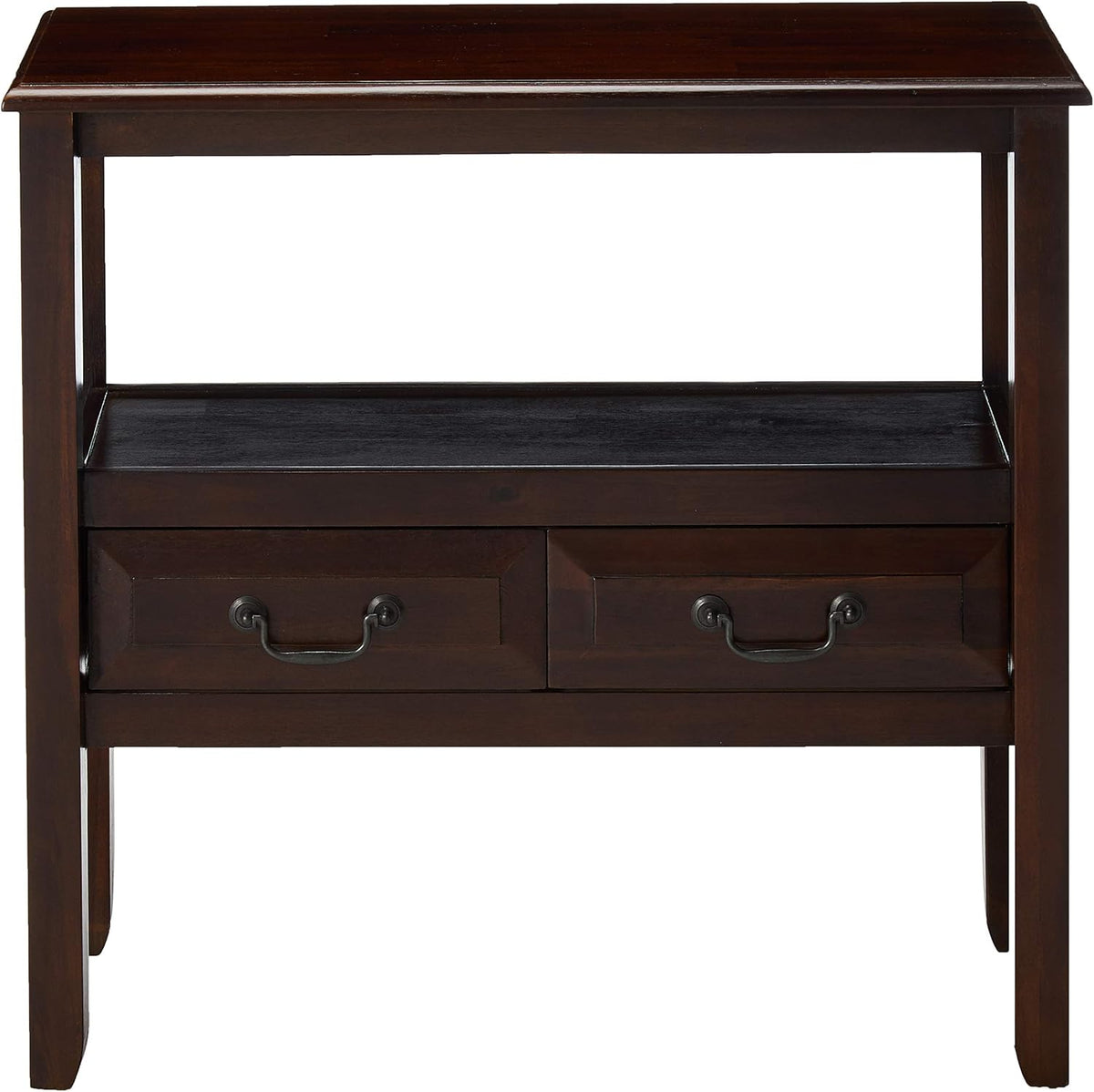 Acacia Wood Console Table, Brown Mahogany P97837