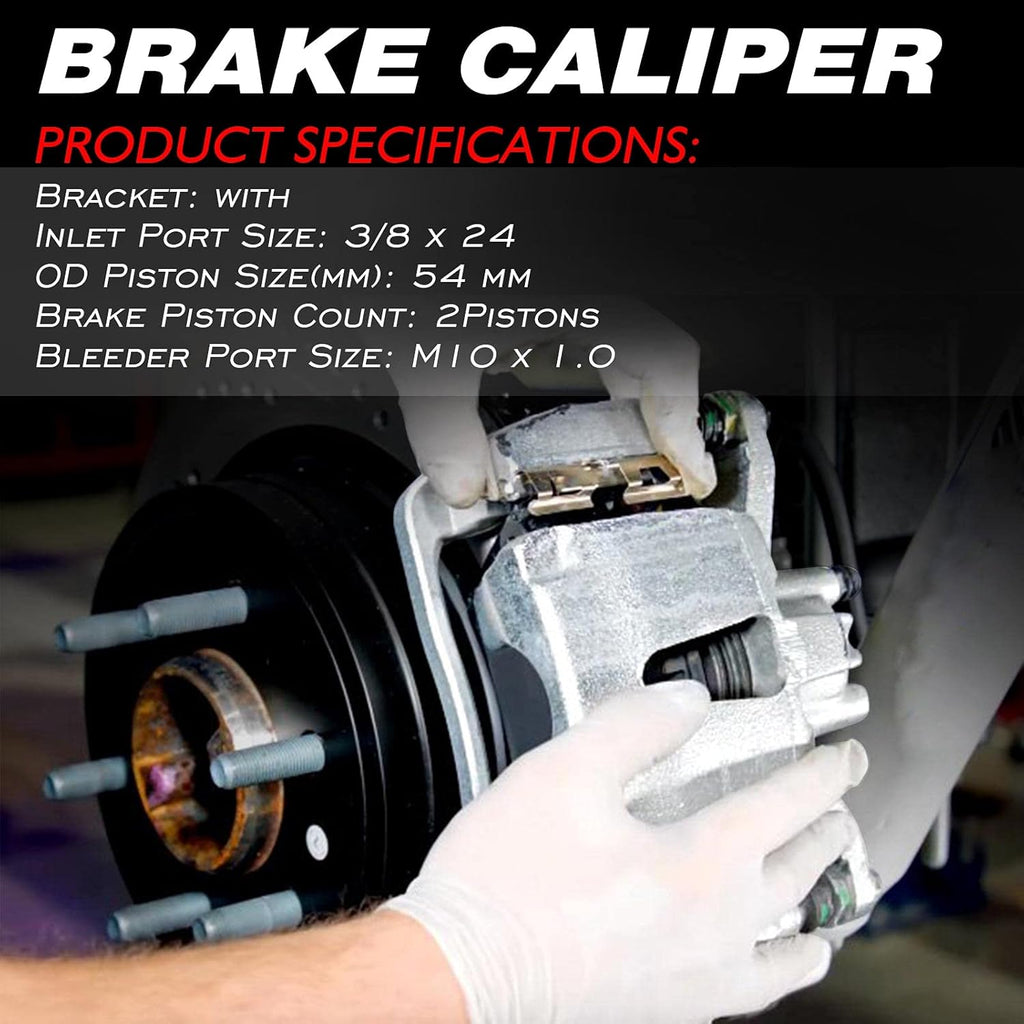 Set of 2 Front Brake Caliper Assembly for Ford F-150 2009-2014 C7327