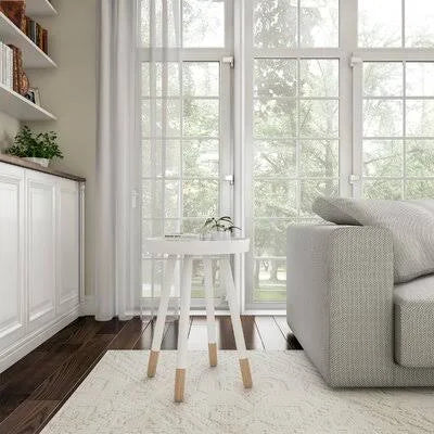 White Tray Top End Table P36605