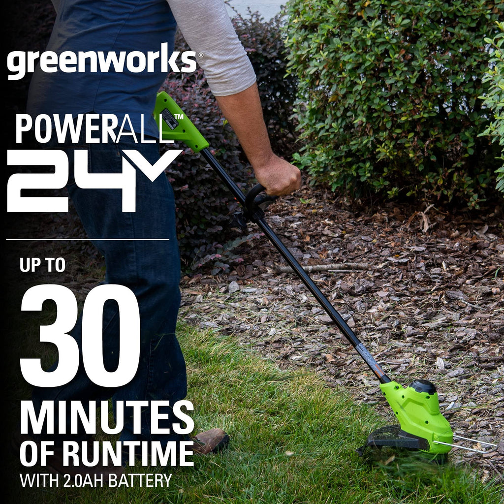 24V 10 inch TorqDrive String Trimmer with 2Ah USB Battery and Charger B91658