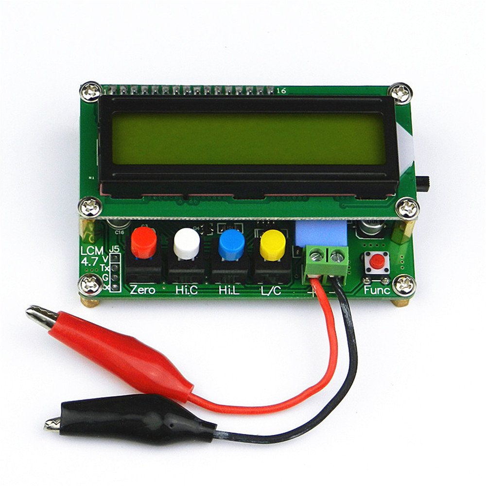 High Precision L/C Meter Digital Capacitor Tester with USB Data Cable Pack of 2 T220304