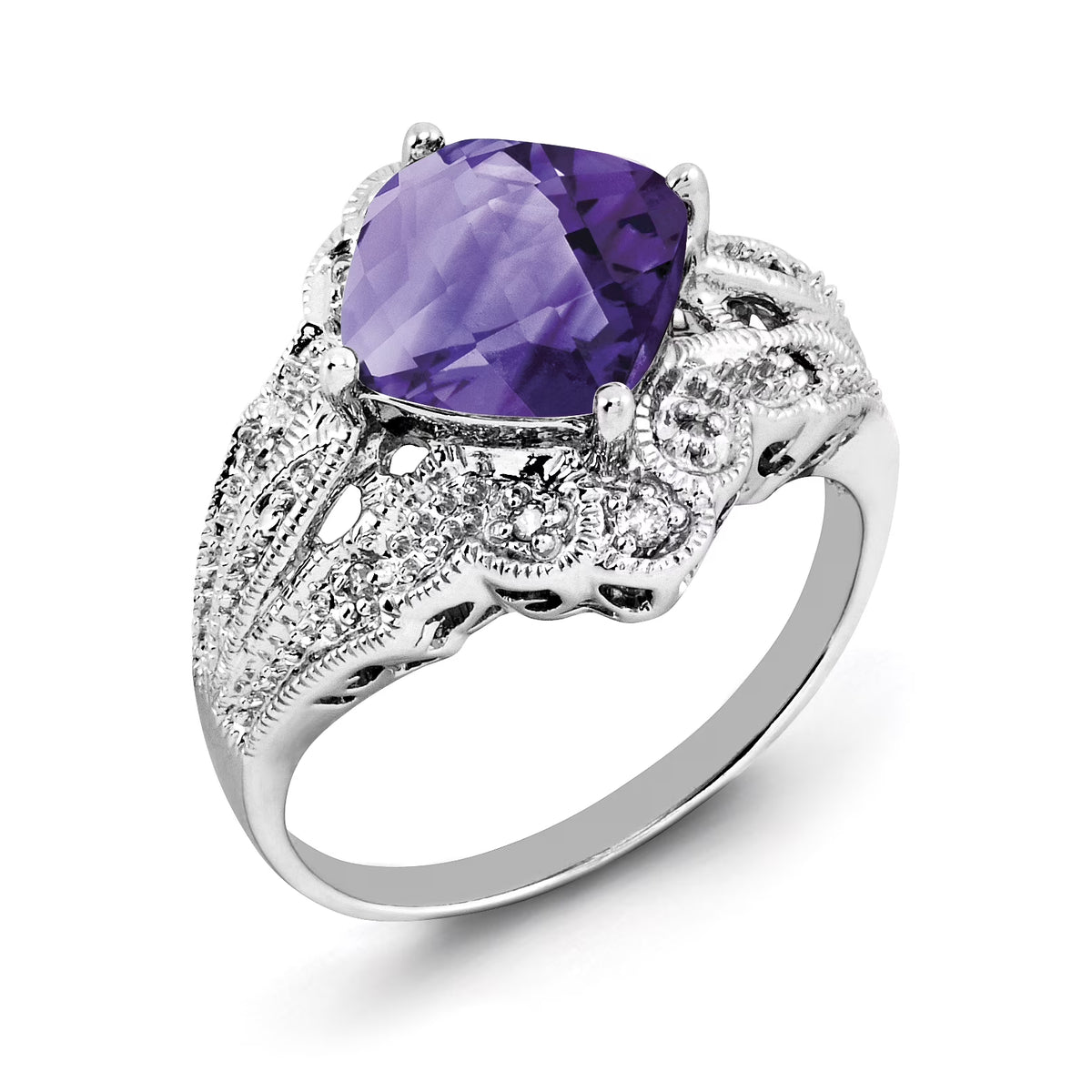 Amethyst & Diamond Ring D58664