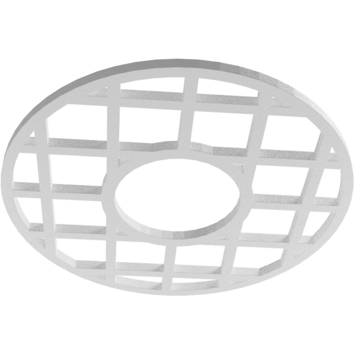 Black PVC Pierced Ceiling Medallion A482353