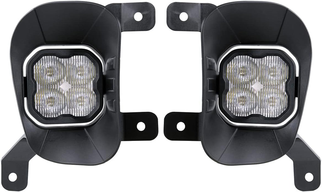 SS3 LED Fog Light Kit for Ram 1500 2013-2018, White SAE/DOT W274922