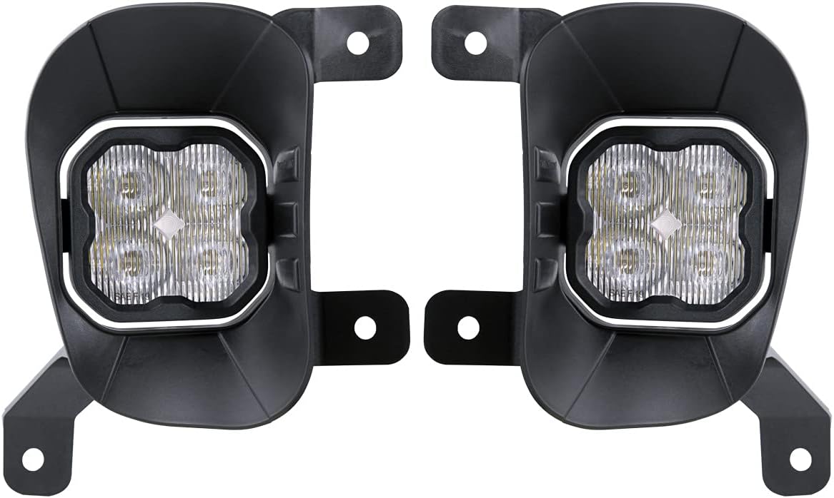 SS3 LED Fog Light Kit for Ram 1500 2013-2018, White SAE/DOT W274922