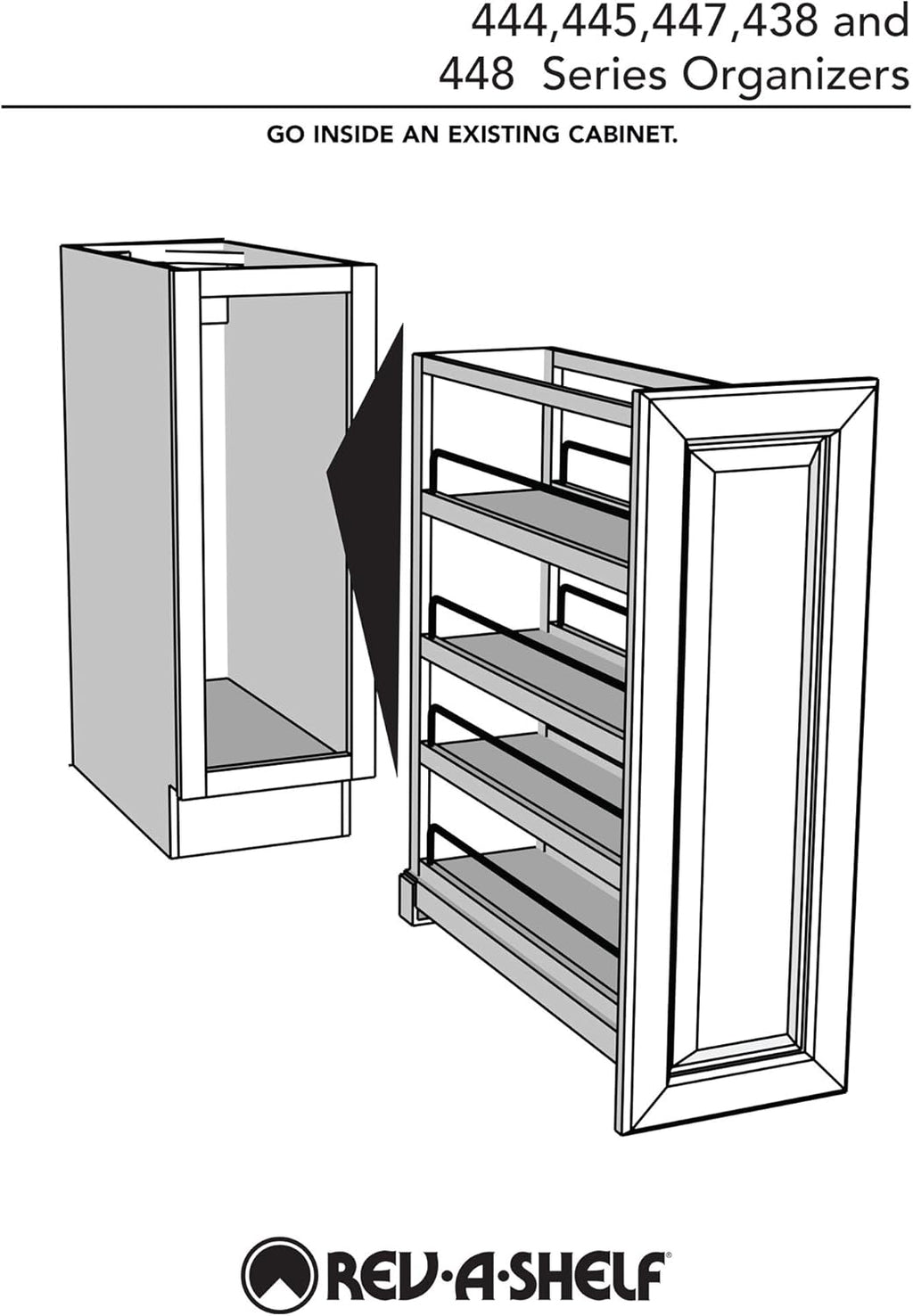 Kitchen Utensil Pull Out Cabinet Organizer with Soft-Close Slides C21219