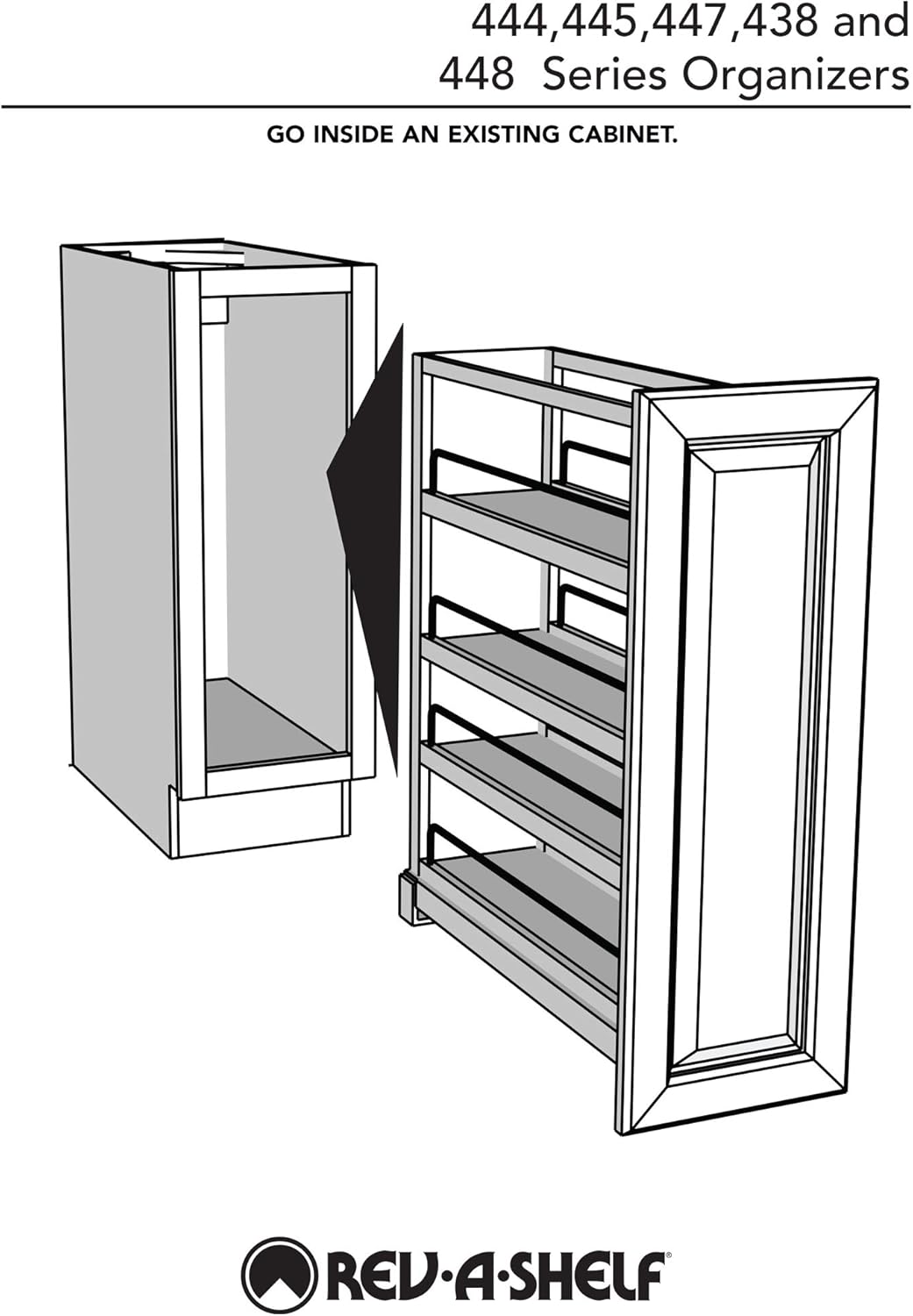 Kitchen Utensil Pull Out Cabinet Organizer with Soft-Close Slides C21219