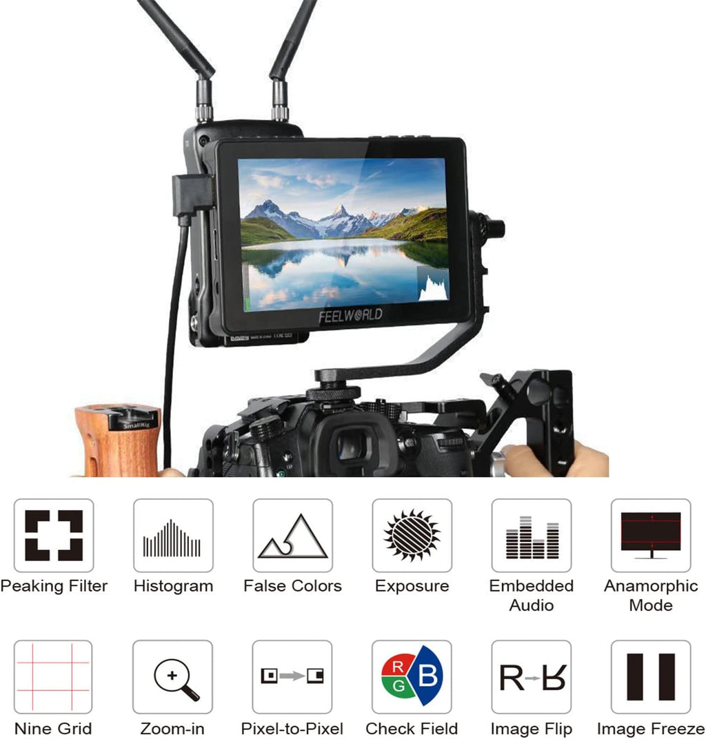 5.5 Inch Touch Screen DSLR Camera Field Monitor with 3D LUT U165