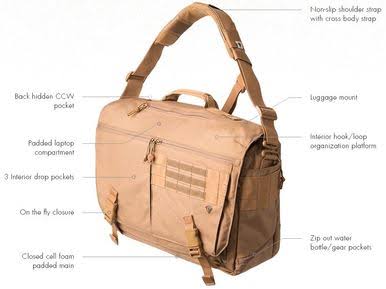 Black Ascend Messenger Bag D6095