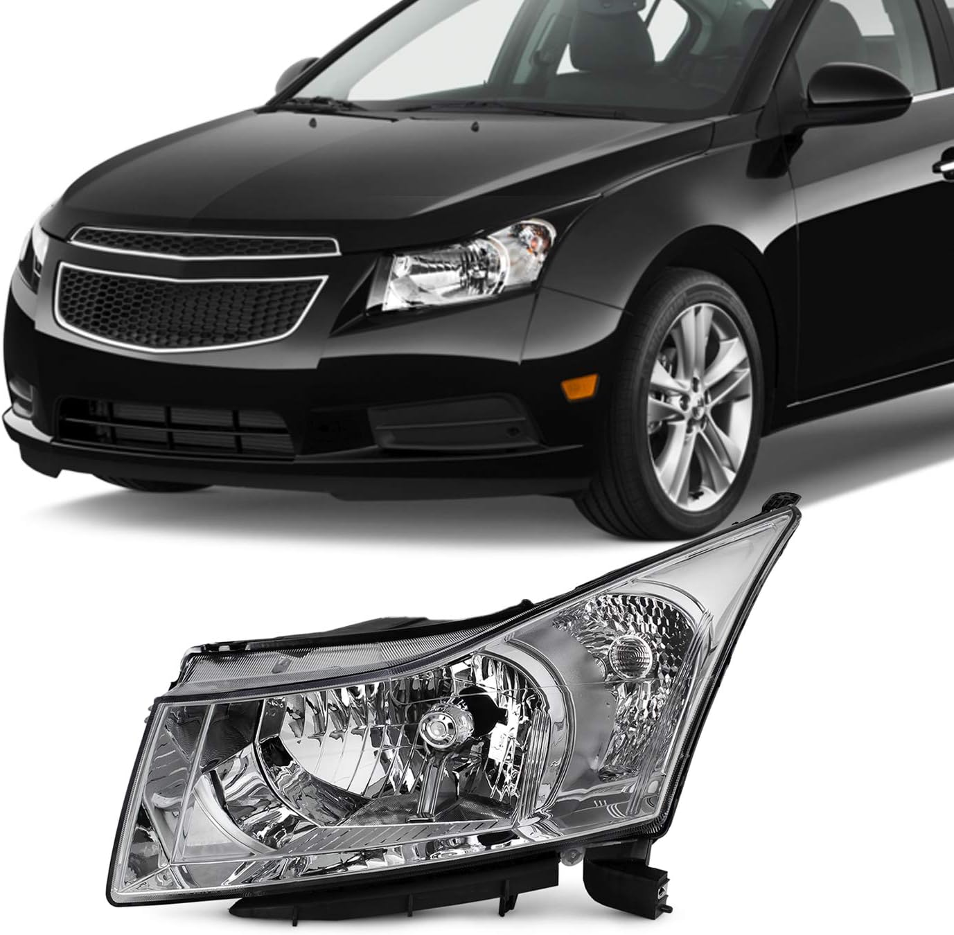 Clear Headlights for Chevy Cruze H22167