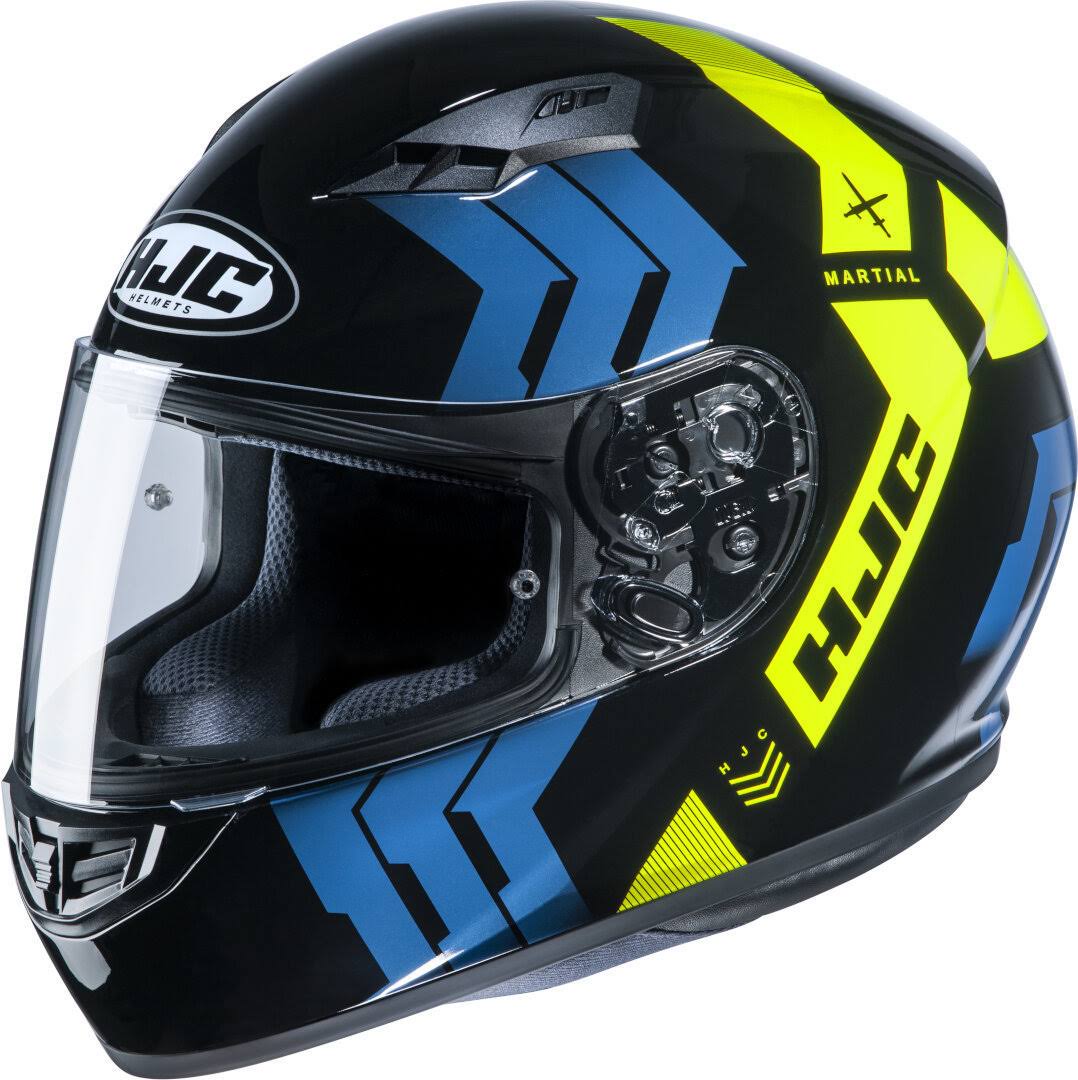 Black-Yellow Size S Motorcycle Helmet J1035