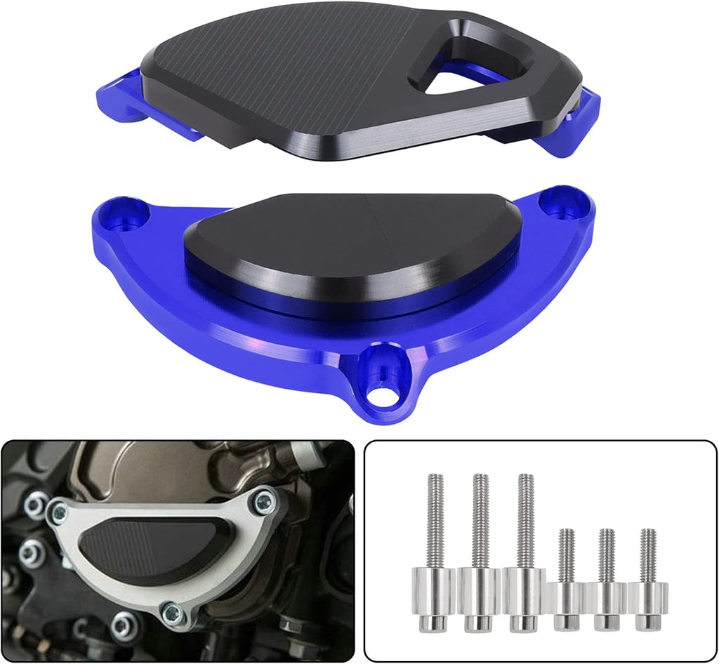 Blue Engine Guard Cover Frame Protector for Yamaha MT10 2016 2017 2018 2019 Pack of 2 P9273