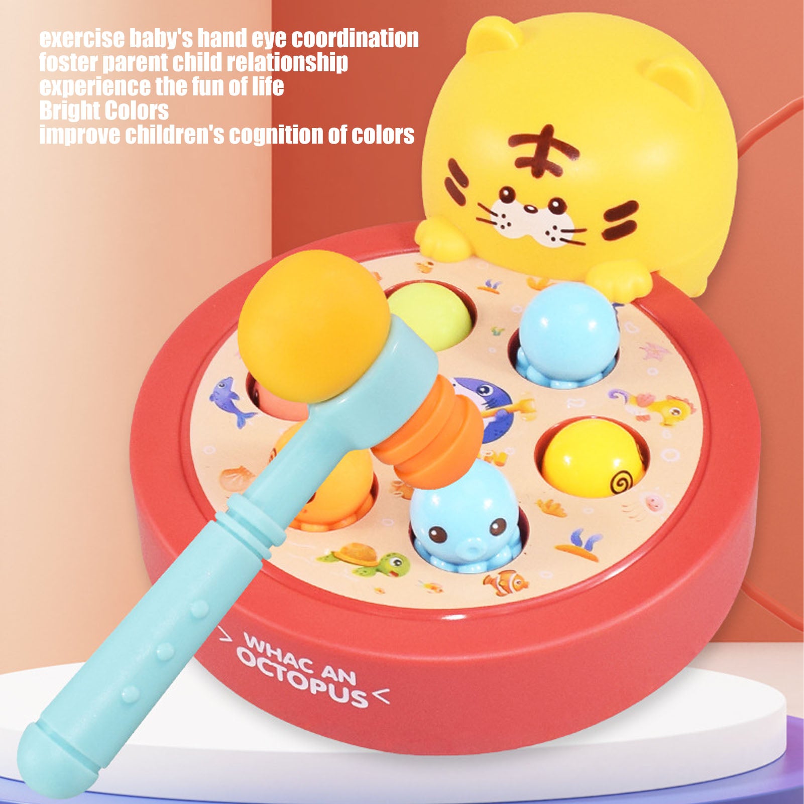 Sensory Music Pounding Toy with Hammer R68878