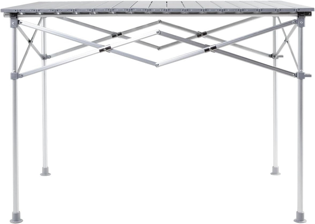 Portable Aluminum Folding Camping Table with Storage Bag E338827