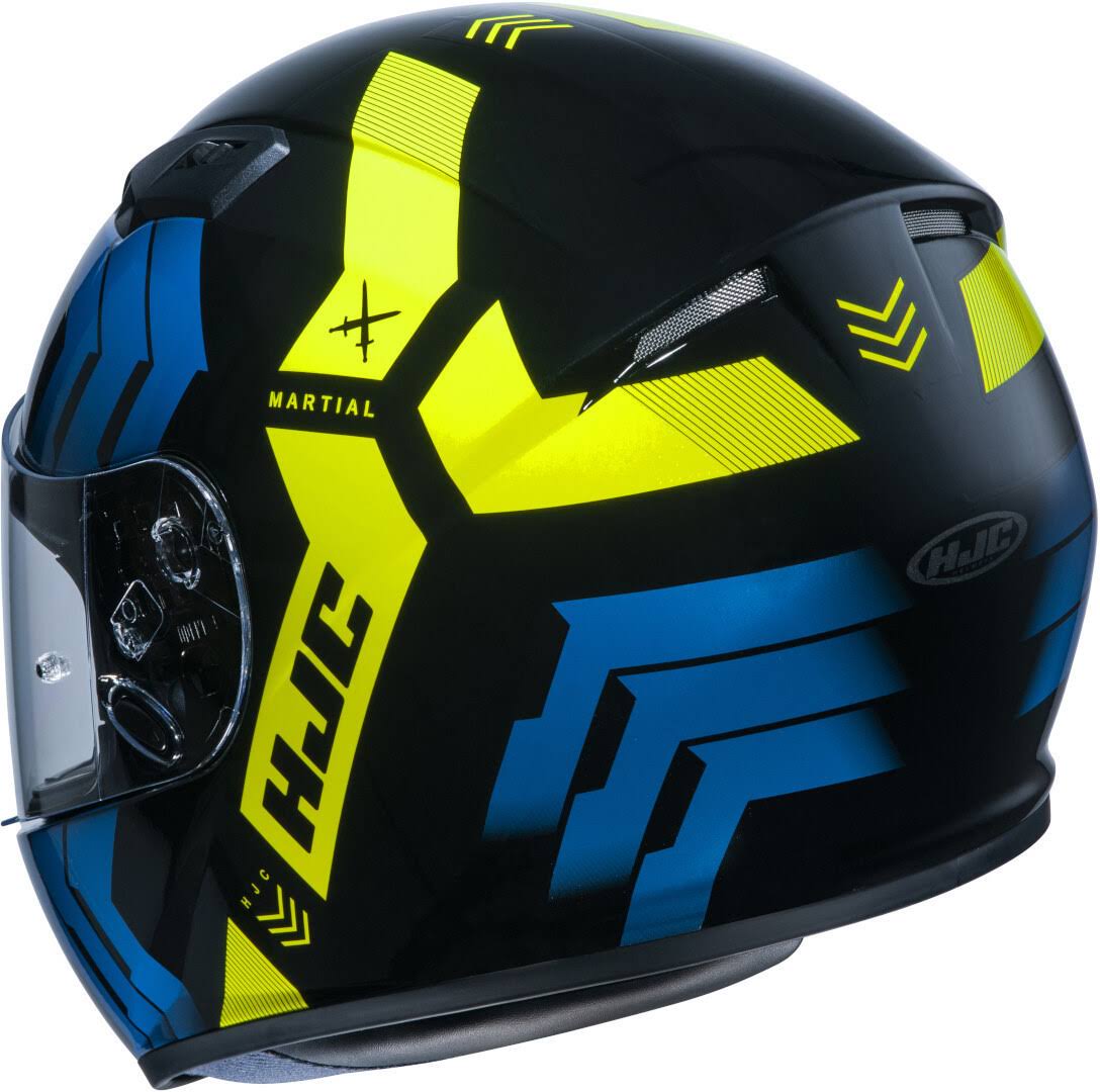 Black-Yellow Size S Motorcycle Helmet J1035