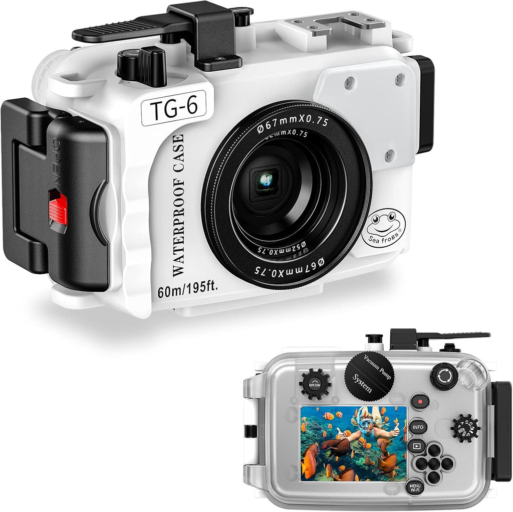 Underwater 40m Waterproof Housing Case for Olympus TG-6 A3370