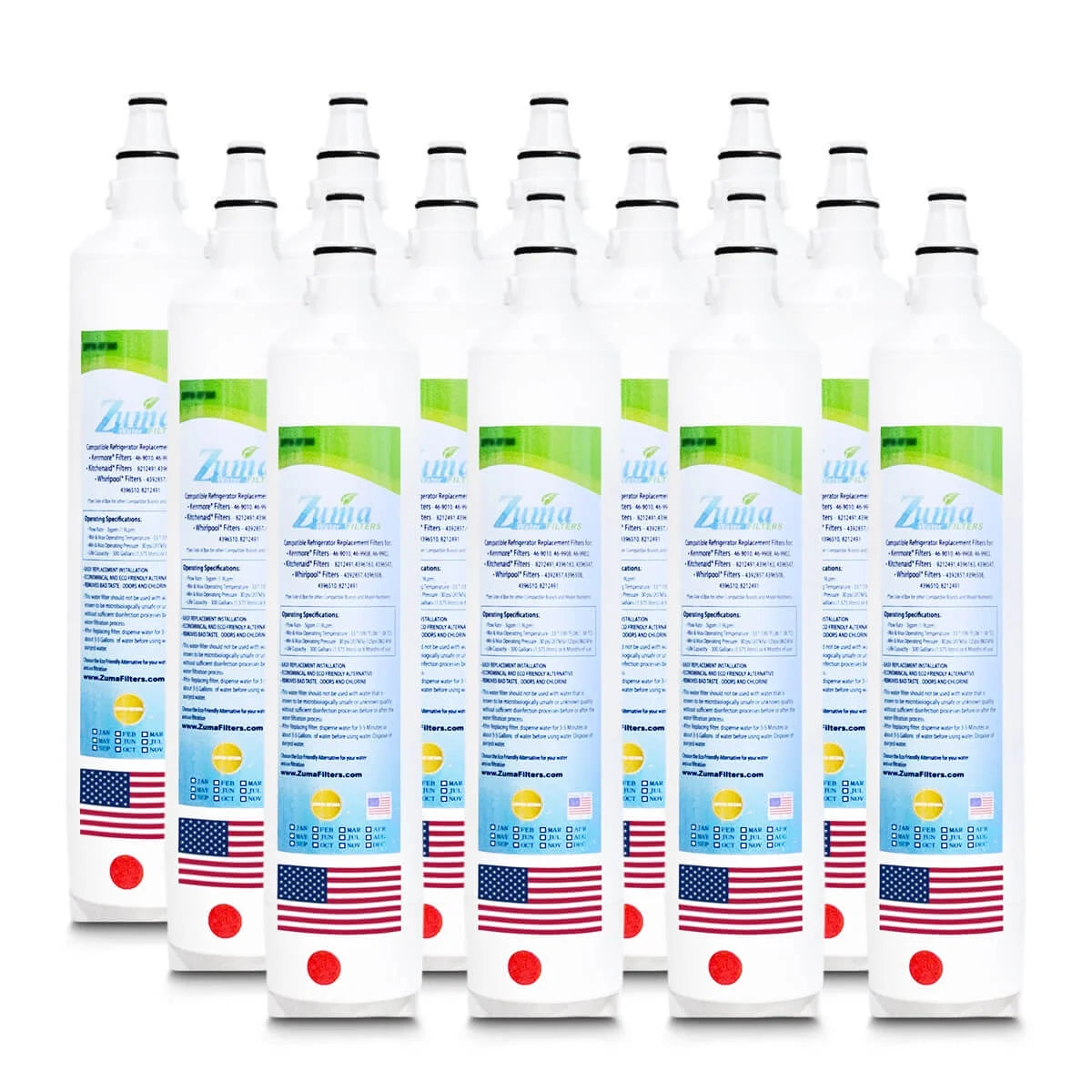12 Pack Water Filters Q516627