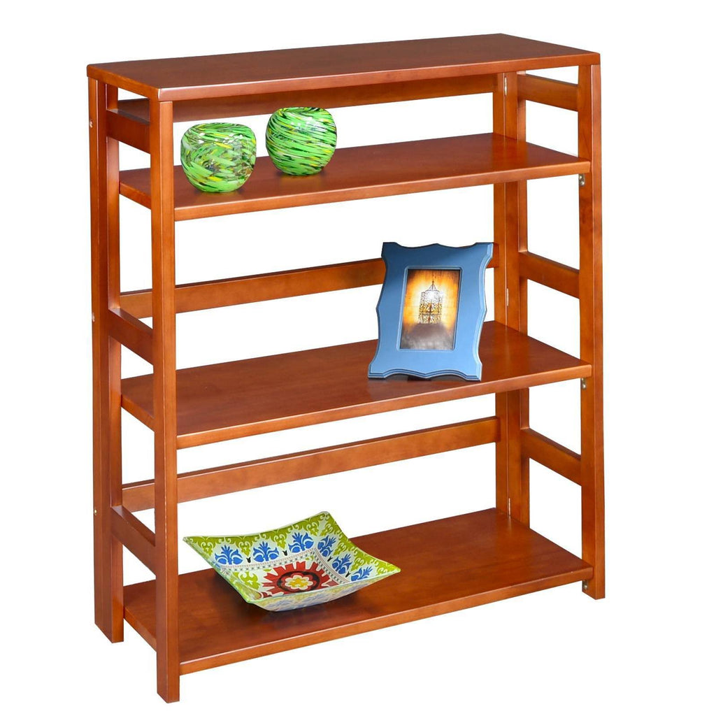 Cherry High Folding Bookcase F2783