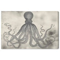 Gray Tangle Coastal Canvas A7713