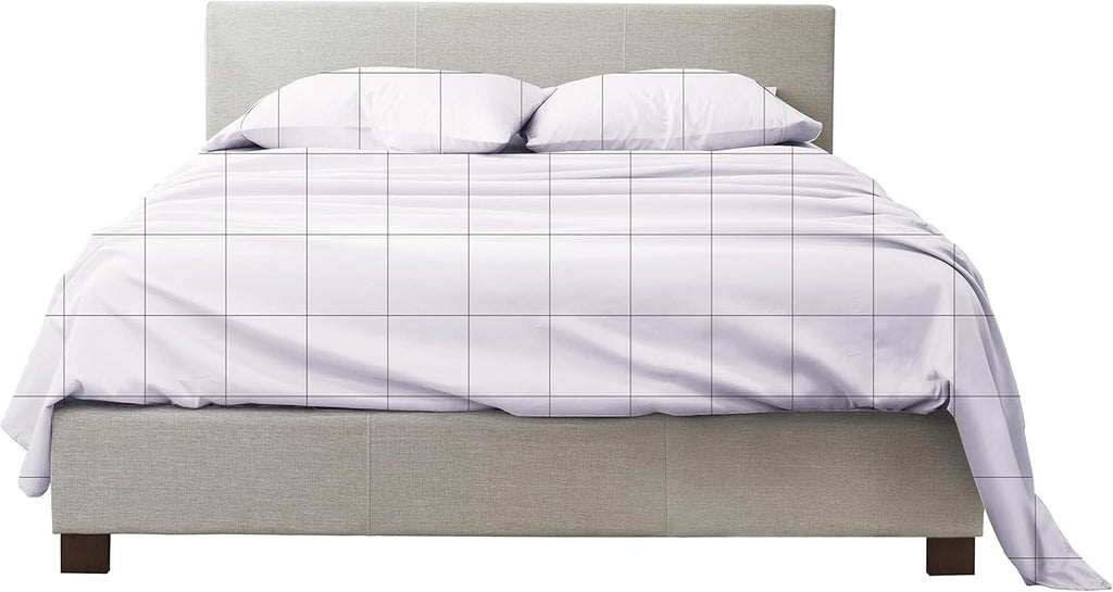 Slate Grey California King Size 4 Pcs Bed Sheets Set I320