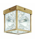 Aged Brass LED Flush Mount I264