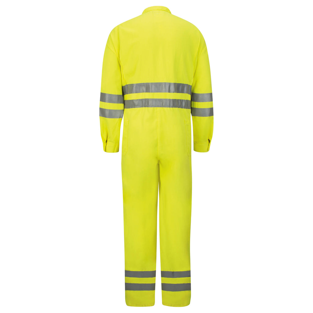 Hi-Vis Deluxe Coverall with Reflective Trim - 7 oz. Long Sizes - 46 I232