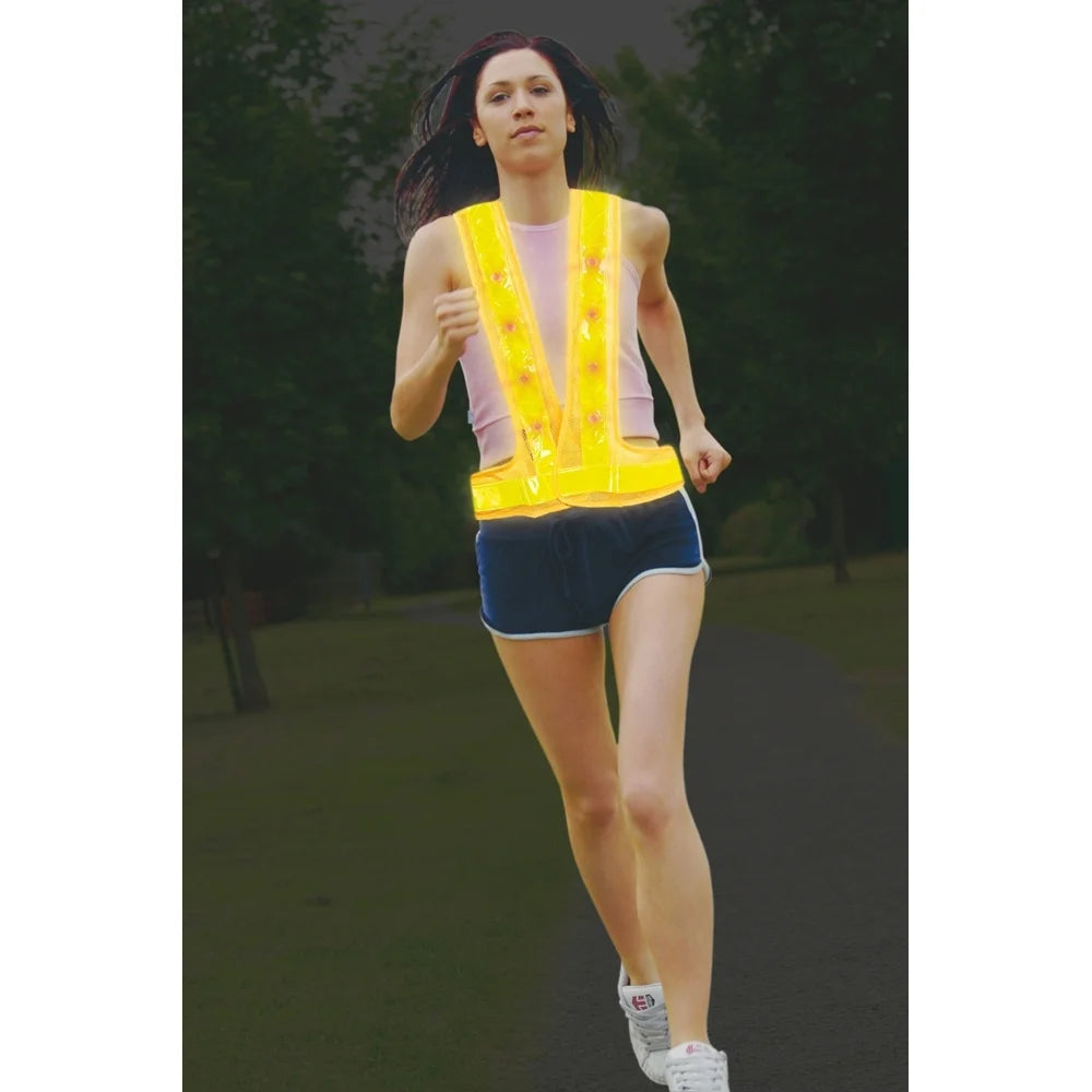 Reflective Safety Vest with 16 LED Lights C307373