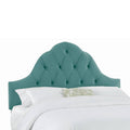 Caribbean Velvet Arch Tufted Headboard C4926