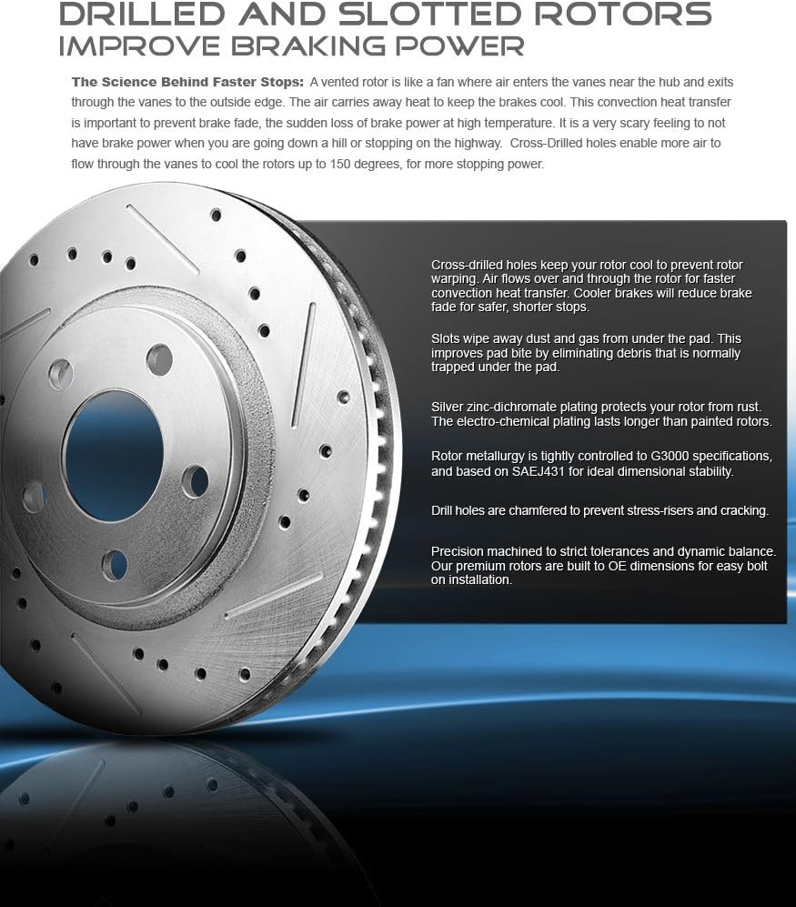 Front Grade D/S Rotors Set C4634