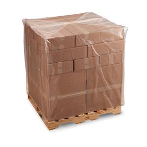 Clear 4 mil Pallet Covers, 44 x 44 x 70, 25/Case S8271