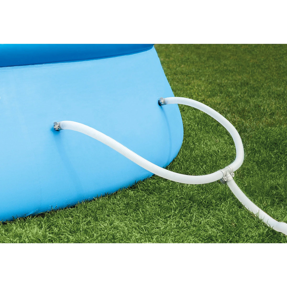 Inflatable Round Swimming Pool with Pool Debris Cover Tarp X23234