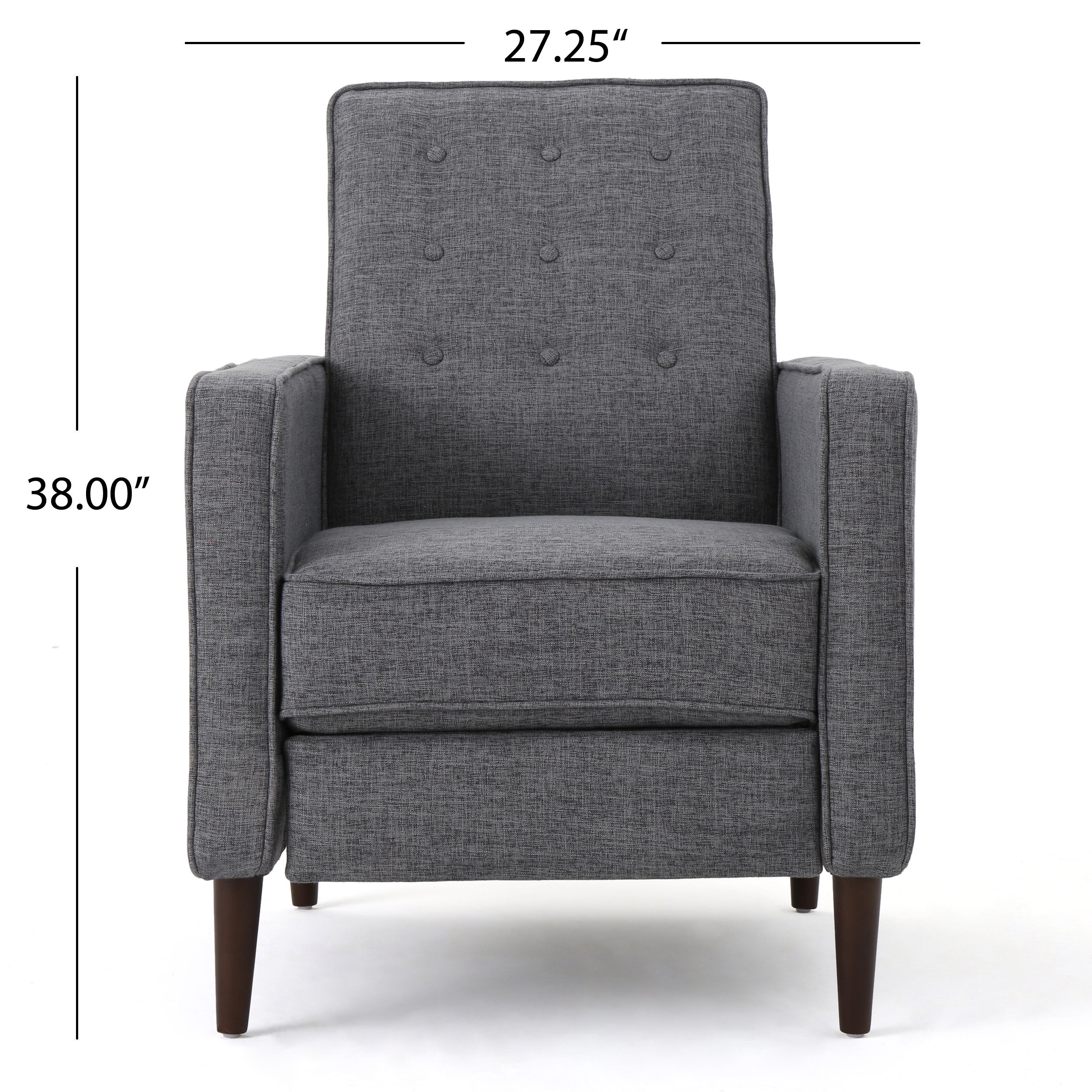 Grey Fabric Recliner W9350