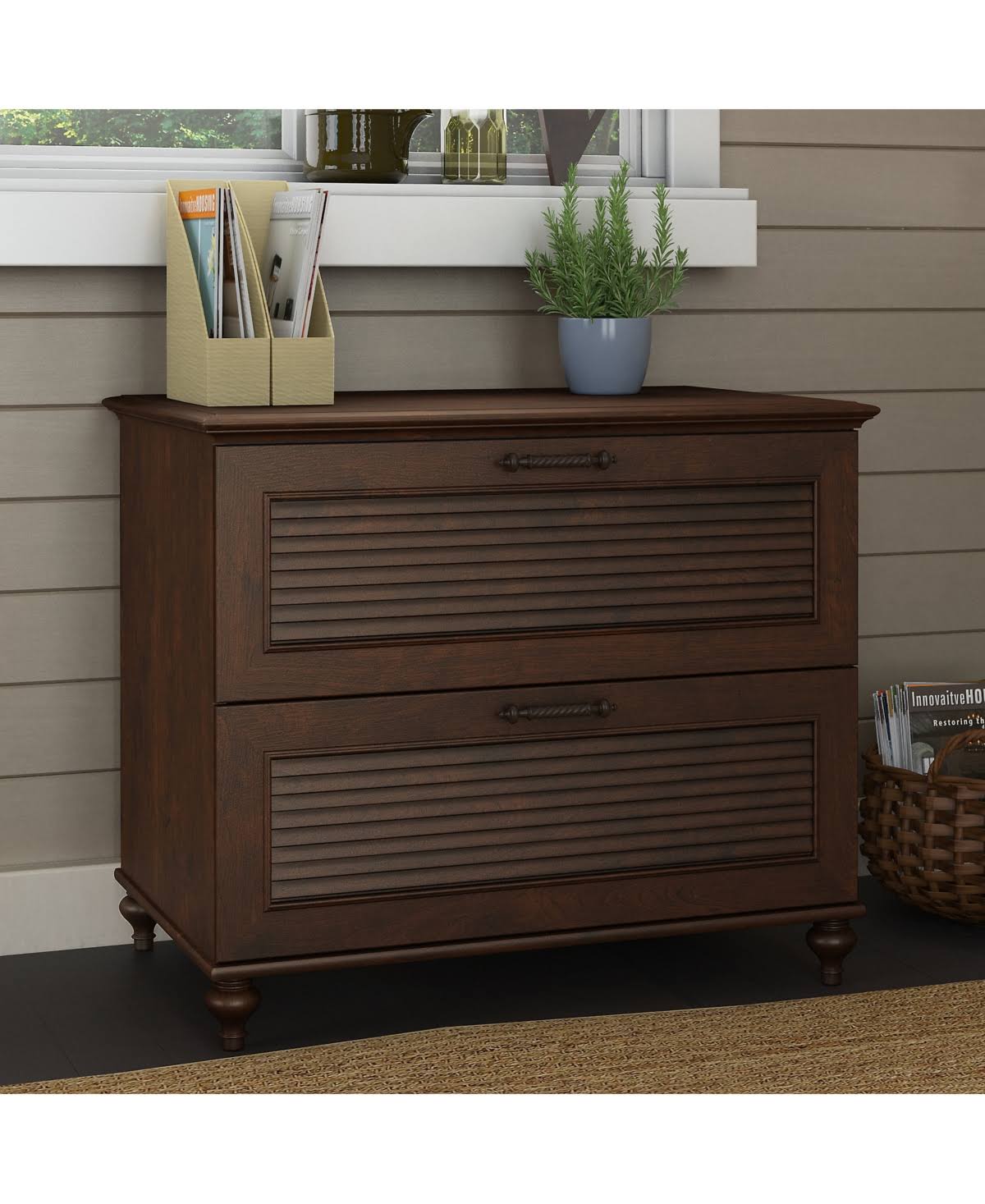 Coastal Cherry Lateral File Cabinet F9891