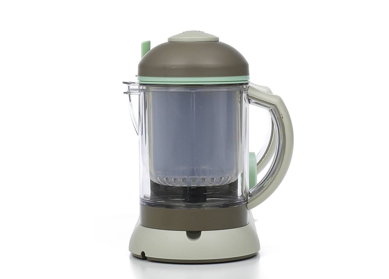 Baby Blender/Steamer, 2.3 qt, Polypropylene, Latte/Mint V836949