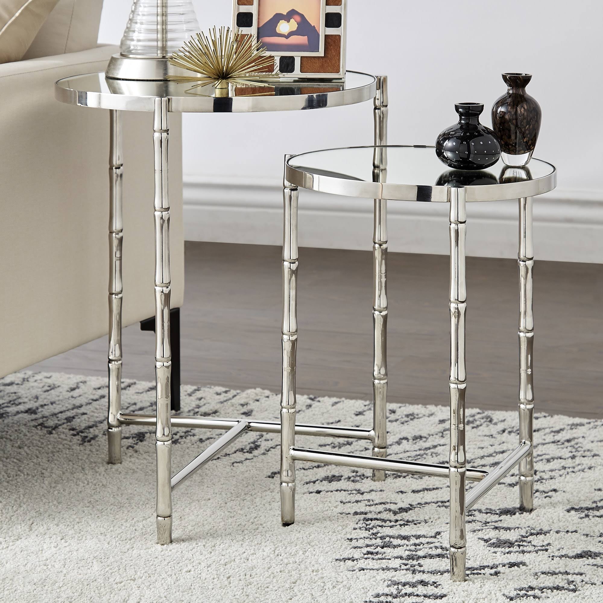 Gold Stainless Steel Nesting Tables D9954
