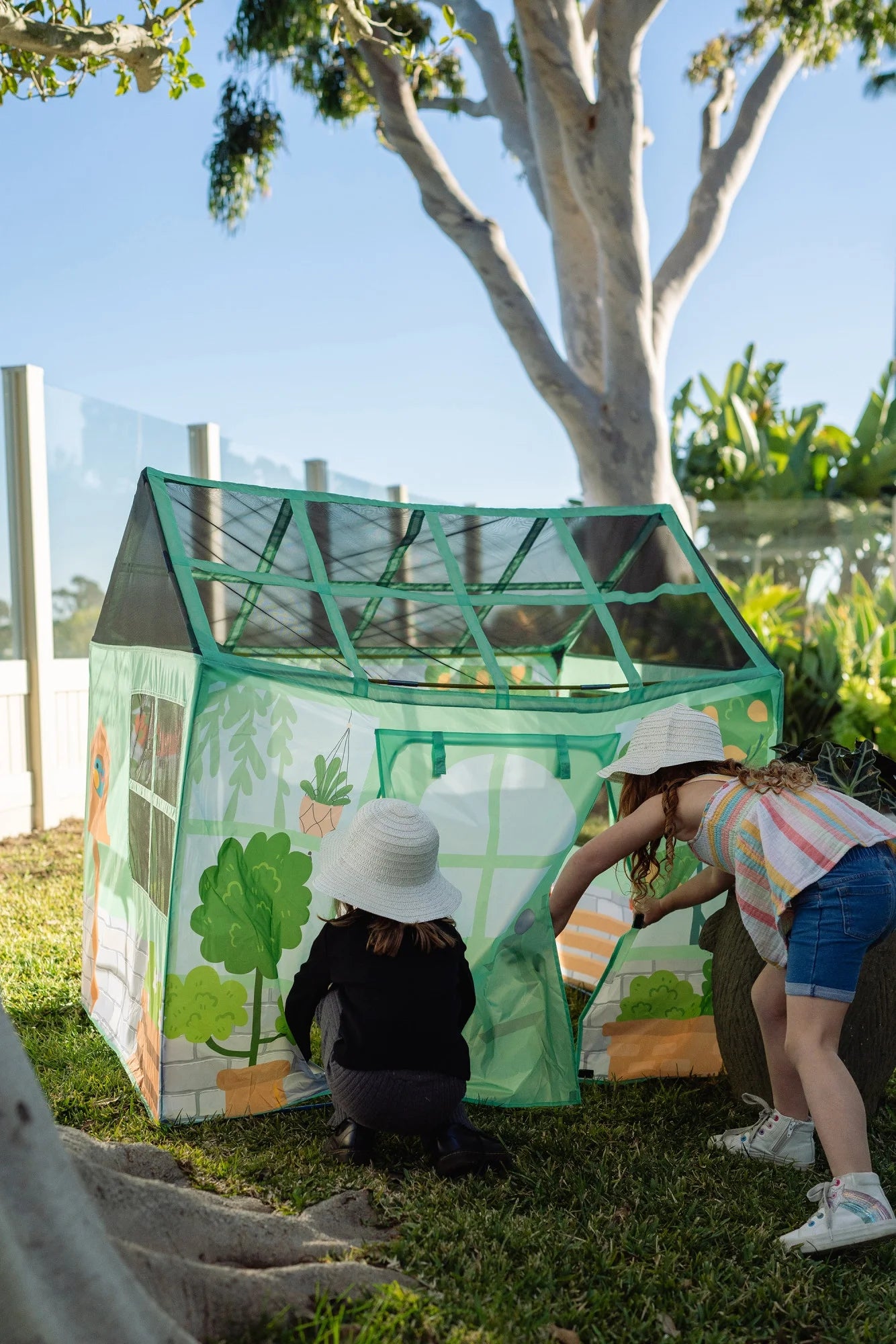 Greenhouse Play House Kids Indoor/Outdoor Play Tent D74291