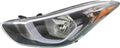 Headlight Assembly for Hyundai Elantra 2014 2015 2016 Driver Side Halogen Sedan O951