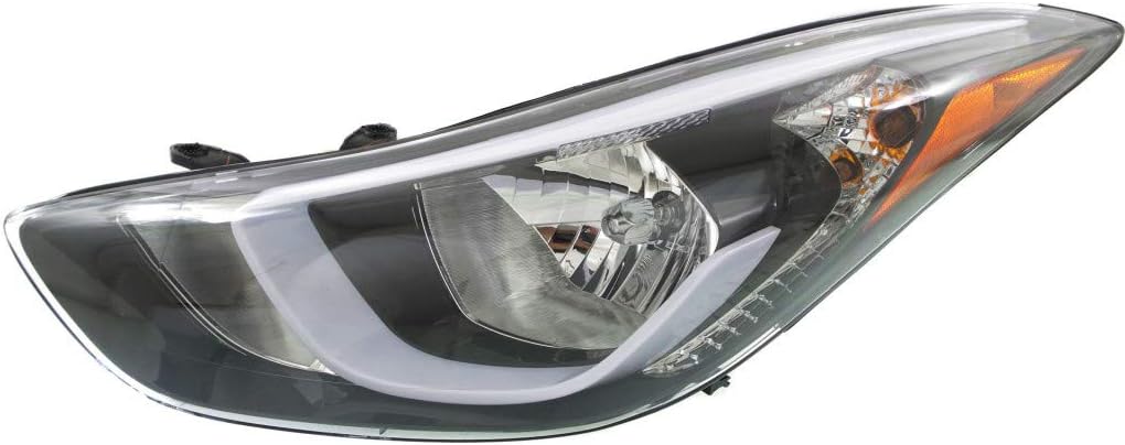 Headlight Assembly for Hyundai Elantra 2014 2015 2016 Driver Side Halogen Sedan O951