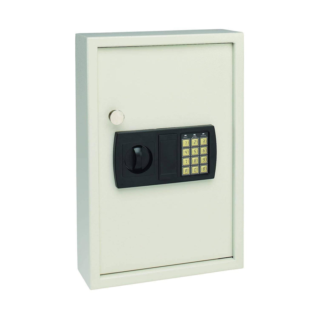 Steel Security Electronic Key Cabinet, 48-Key Capacity J345888