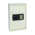 Steel Security Electronic Key Cabinet, 48-Key Capacity J345888