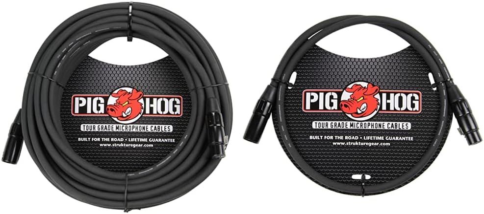 Black 50 Feet XLR Microphone Cable G312