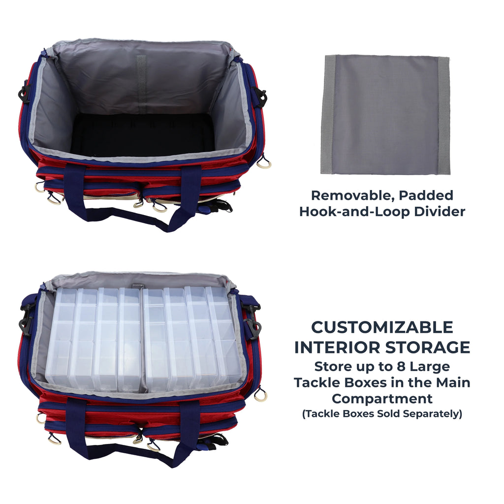 Red Large Fishing Tackle Bag G385900