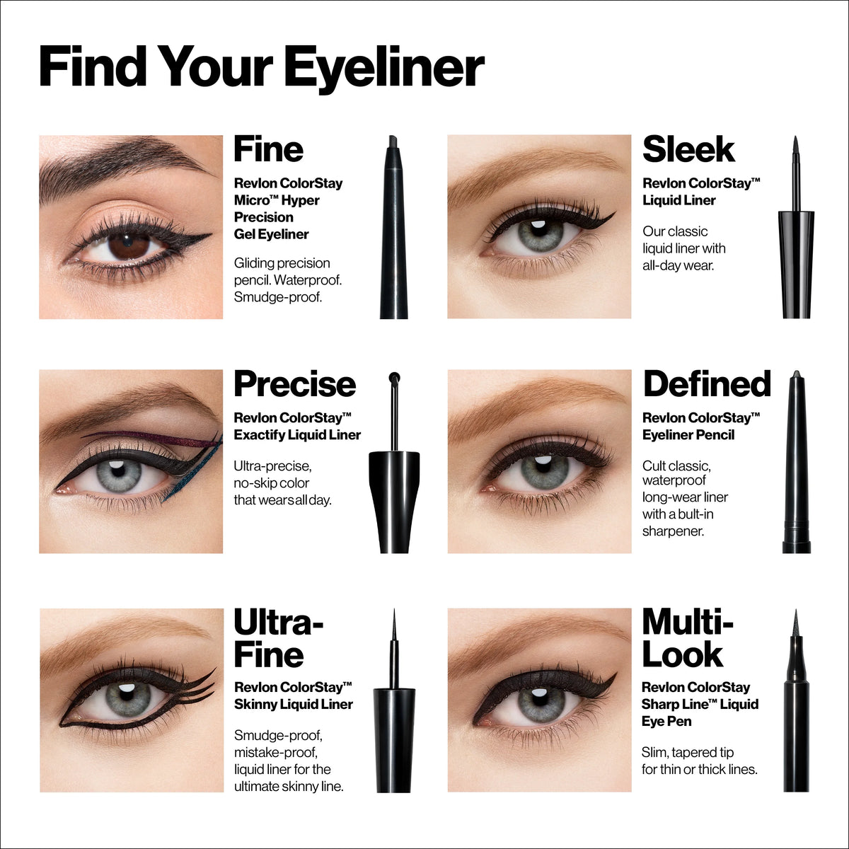 Navy Shock Waterproof Liquid Eyeliner, 0.08 oz N628197