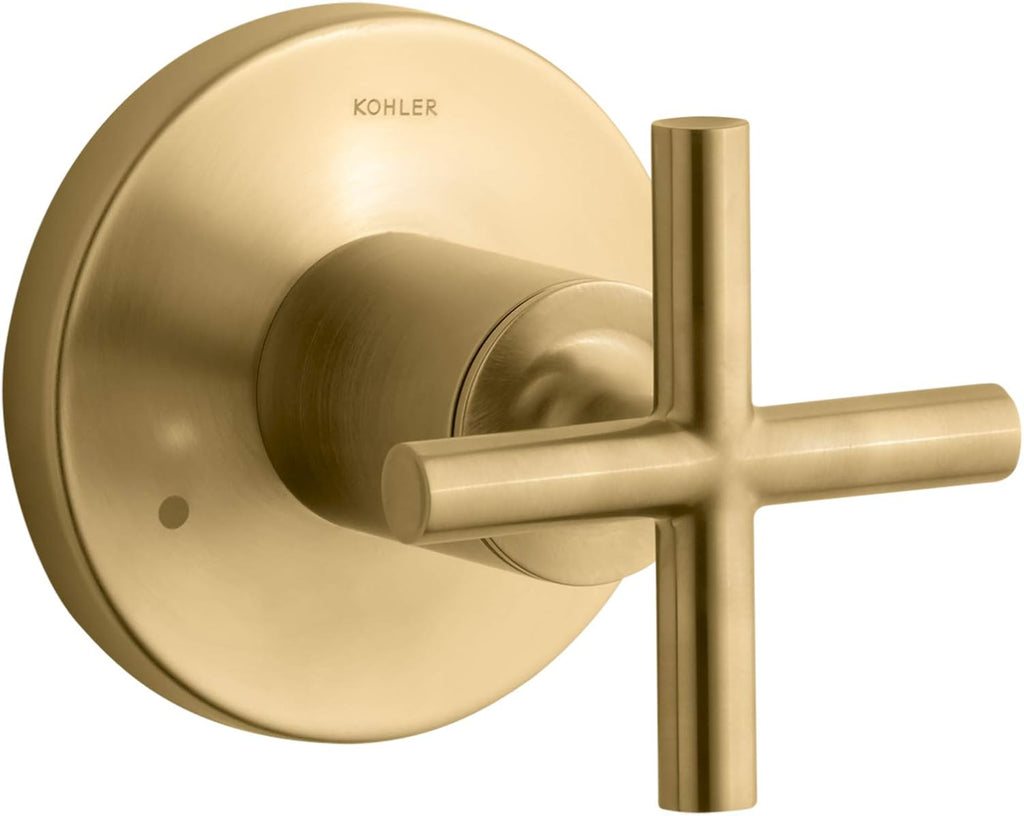 Vibrant Brushed Moderne Brass Valve Trim L4770