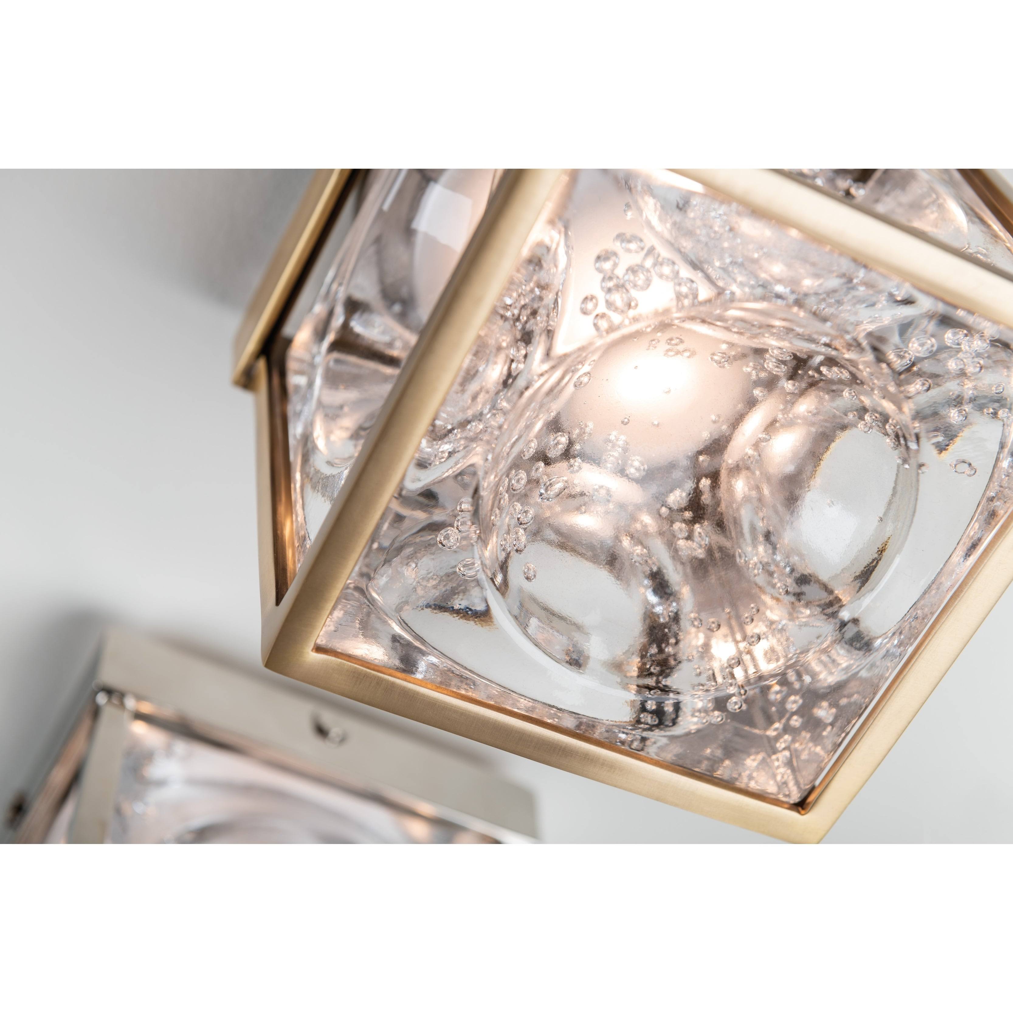 Aged Brass LED Flush Mount I264