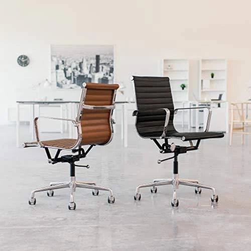 Tan Ribbed Office Chair F84624