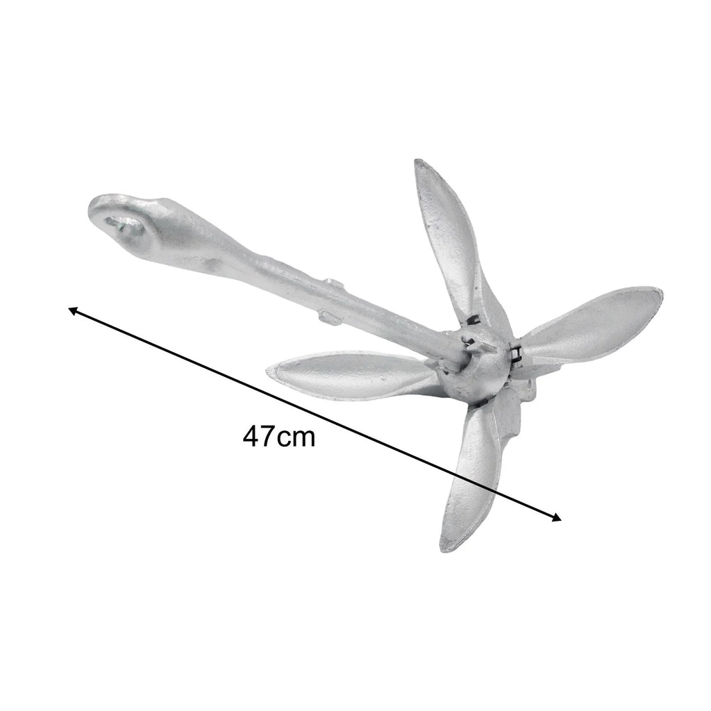 Folding Anchor Grapnel Carbon Steel 4KG T749045