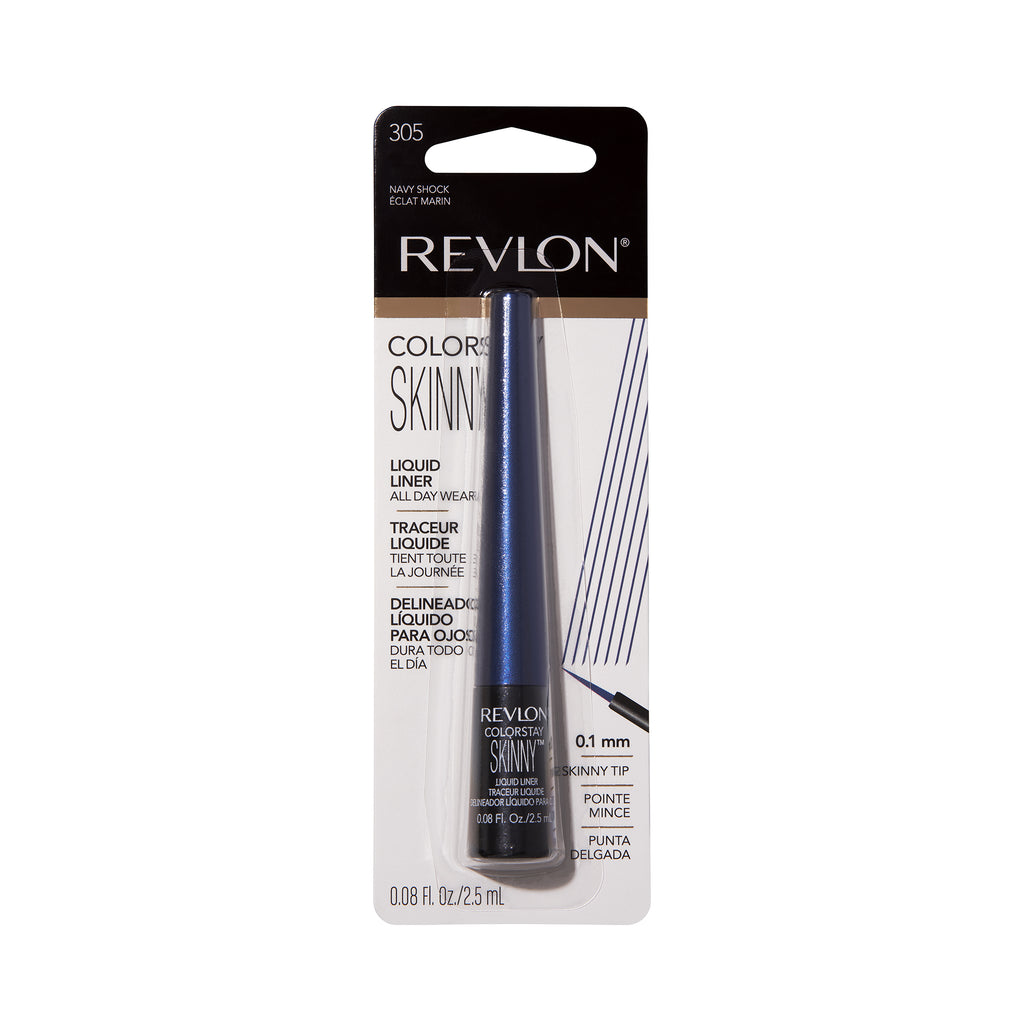 Navy Shock Waterproof Liquid Eyeliner, 0.08 oz N628197
