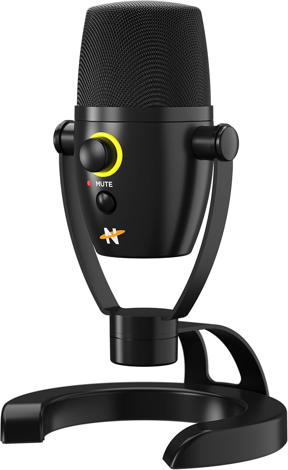 Black Pack of 2 Cardioid USB Desktop Condenser Conferencing Microphone D541