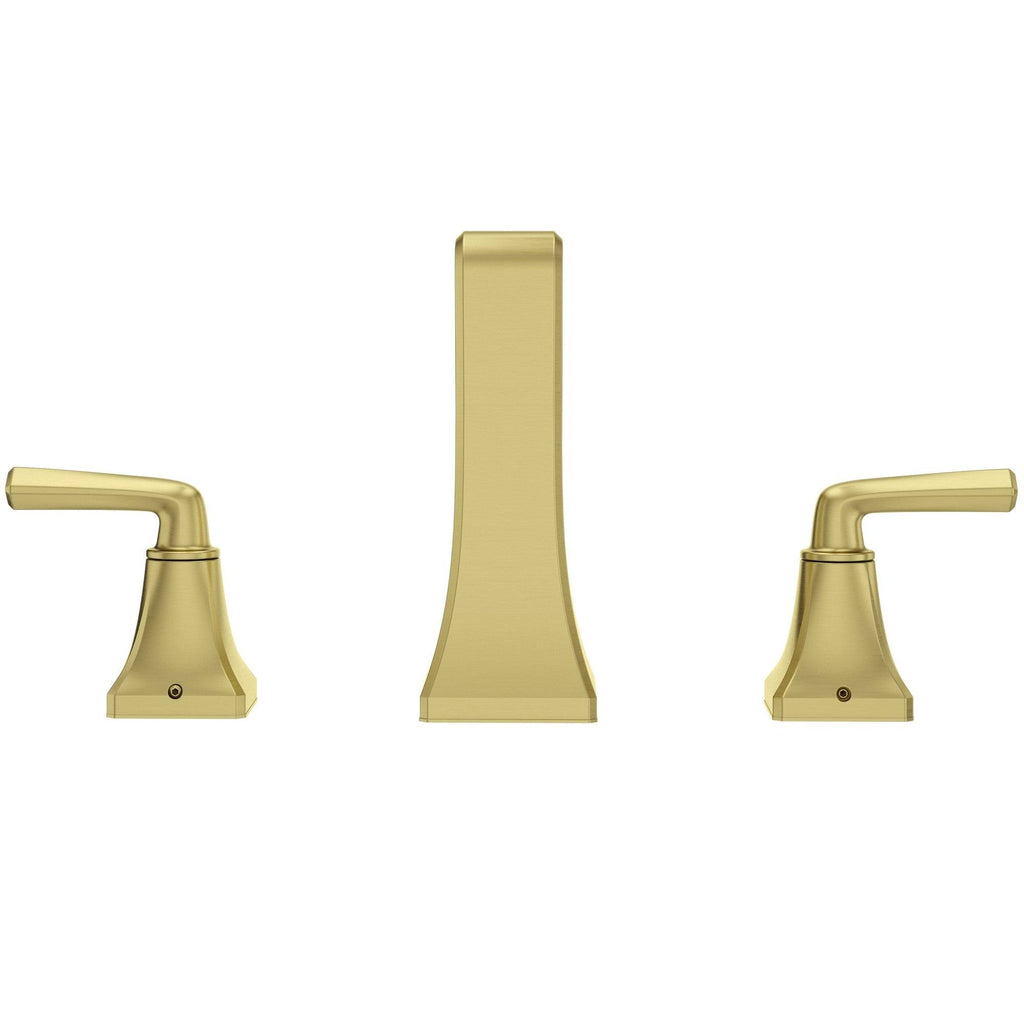 Polished Nickel Roman Tub Filler Faucet Double Handle I358